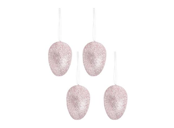 Vajíčko Dekorační Ella - růžová, Basics, umělá hmota (8cm) Vajíčko Dekorační Ella - růžová, Basics, umělá hmota (8cm)