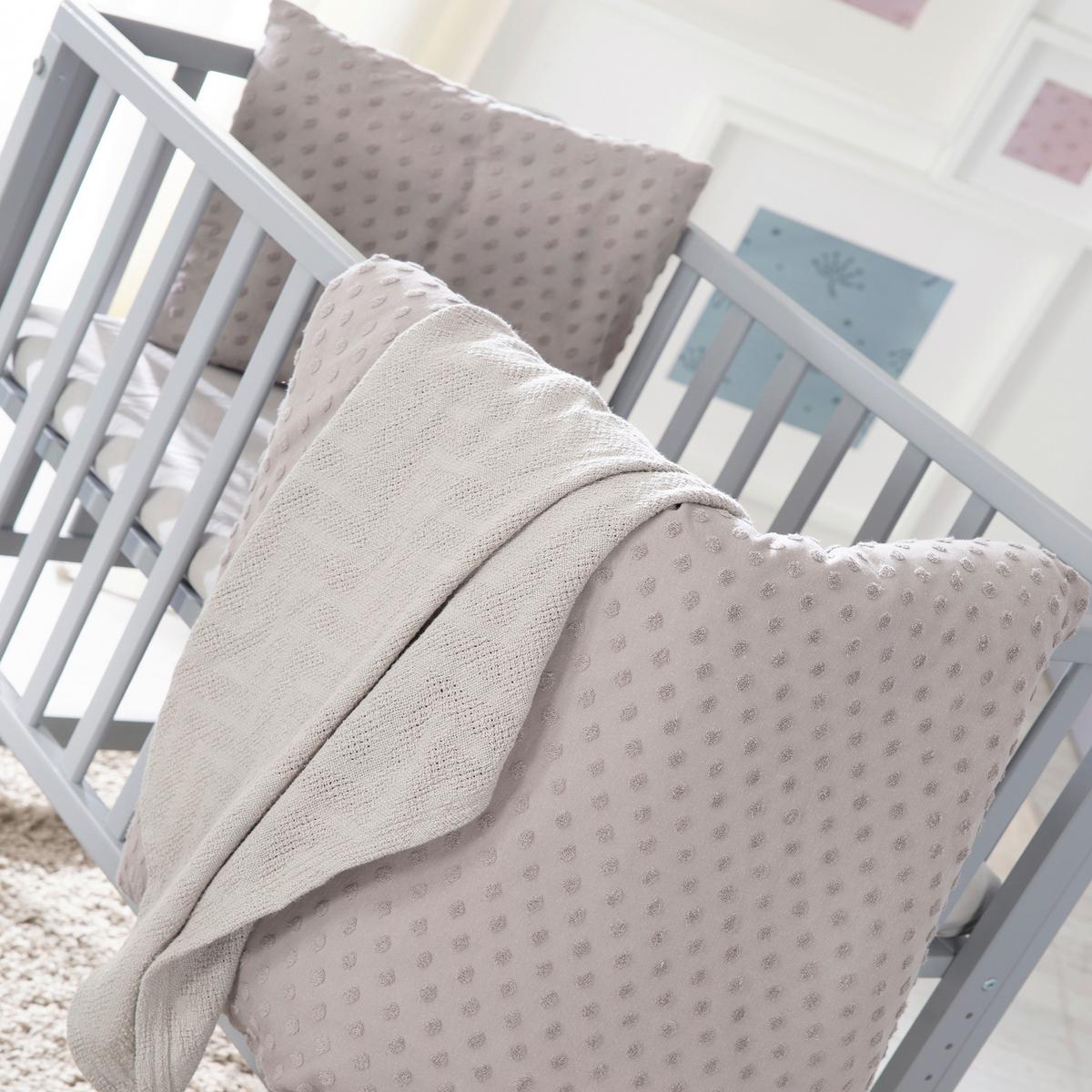 Bettwäschegeschenkset altrosa Bio-Jersey 3-Teilig. Set - Hellgrau, MODERN, Textil - Roba