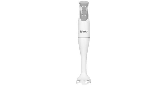 Stabmixer-Set Roseanne - Weiß, KONVENTIONELL, Kunststoff/Metall (6,4/37cm) - Bono