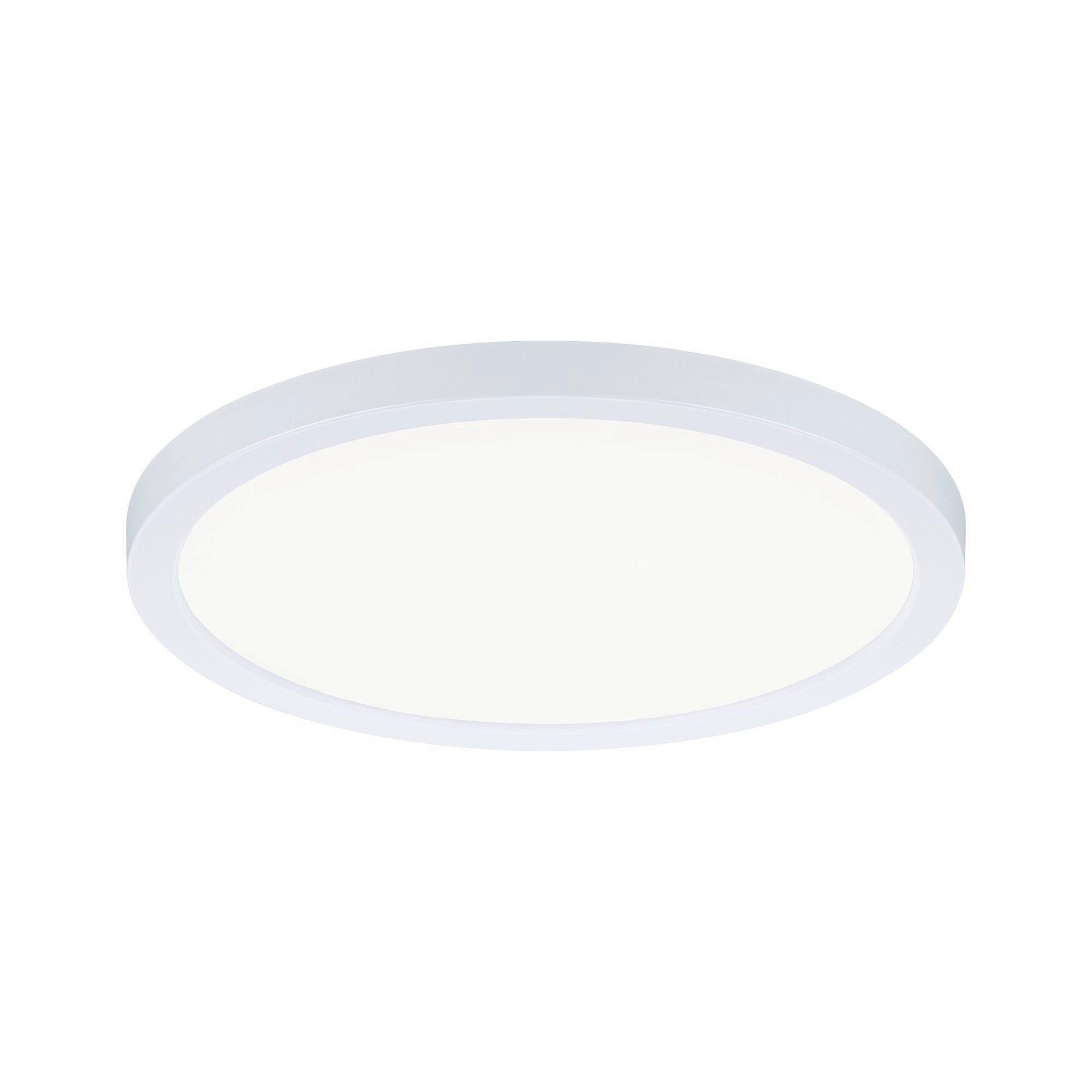 Led-paneel Ø 17,5 Cm Rund - Weiß, Design, Kunststoff (17,5/1,2cm) - Paulmann