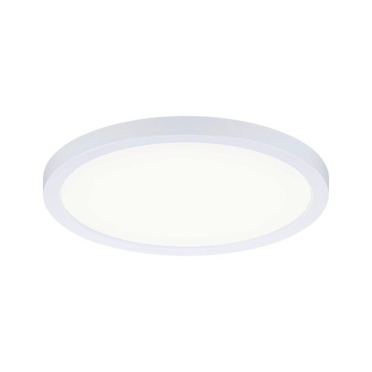 Led-paneel Ø 17,5 Cm Rund - Weiß, Design, Kunststoff (17,5/1,2cm) - Paulmann