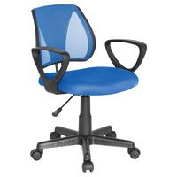 Jugenddrehstuhl Kiddy Cd Blau - Blau/Schwarz, Basics, Kunststoff (58/75-92/45cm) - MID.YOU