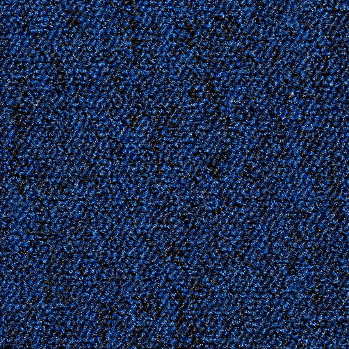 Teppichfliese Dunkelblau Mustang 50x50 Cm Florhöhe 3 Mm - Dunkelblau, Basics, Textil (50/50cm)