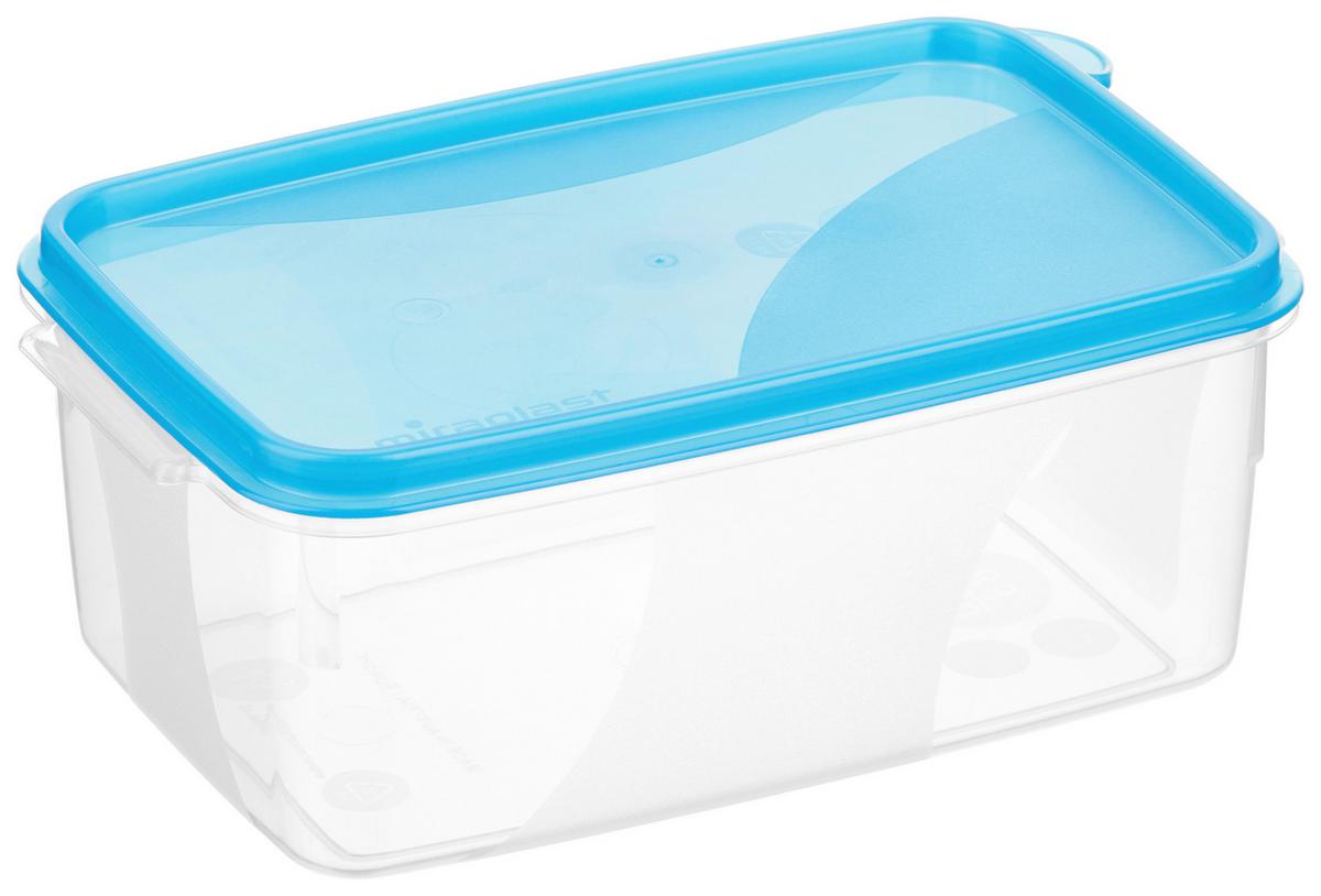 Frischhaltedose Willi ca. 750 ml, Spülmschinengeeignet - Blau/Transparent, KONVENTIONELL, Kunststoff (15/10/7cm)