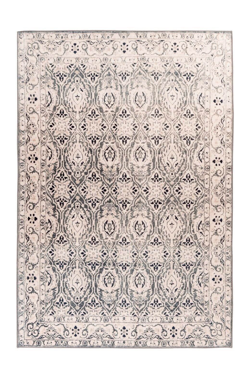 Flachwebteppich Beige Saphira 160x230 cm - Beige, KONVENTIONELL, Textil (160/230cm) - Kayoom