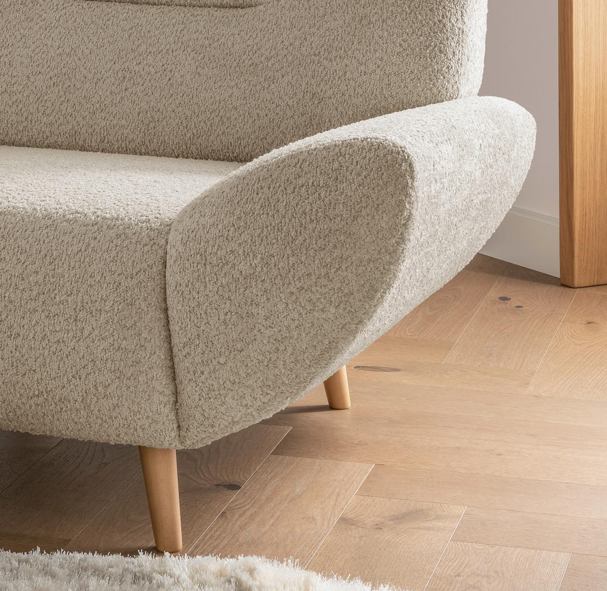 Sessel Drago, Beige B: 111 Cm - Wildeiche/Beige, KONVENTIONELL, Textil (111/81/90cm) - MID.YOU