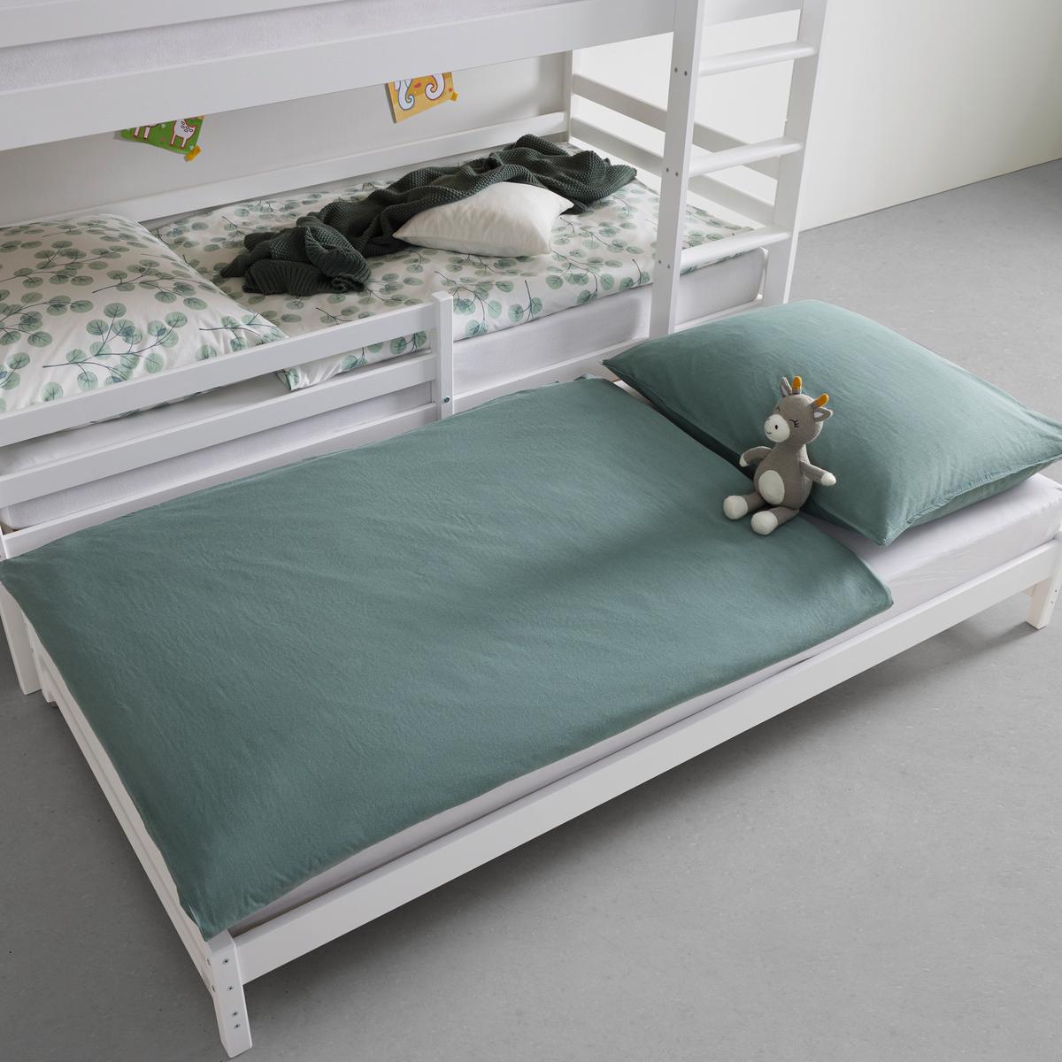 Poschodová posteľ MILA 90x200 cm, borovica, biela - biela/farba brezy, drevo (90/200cm) - Mömax