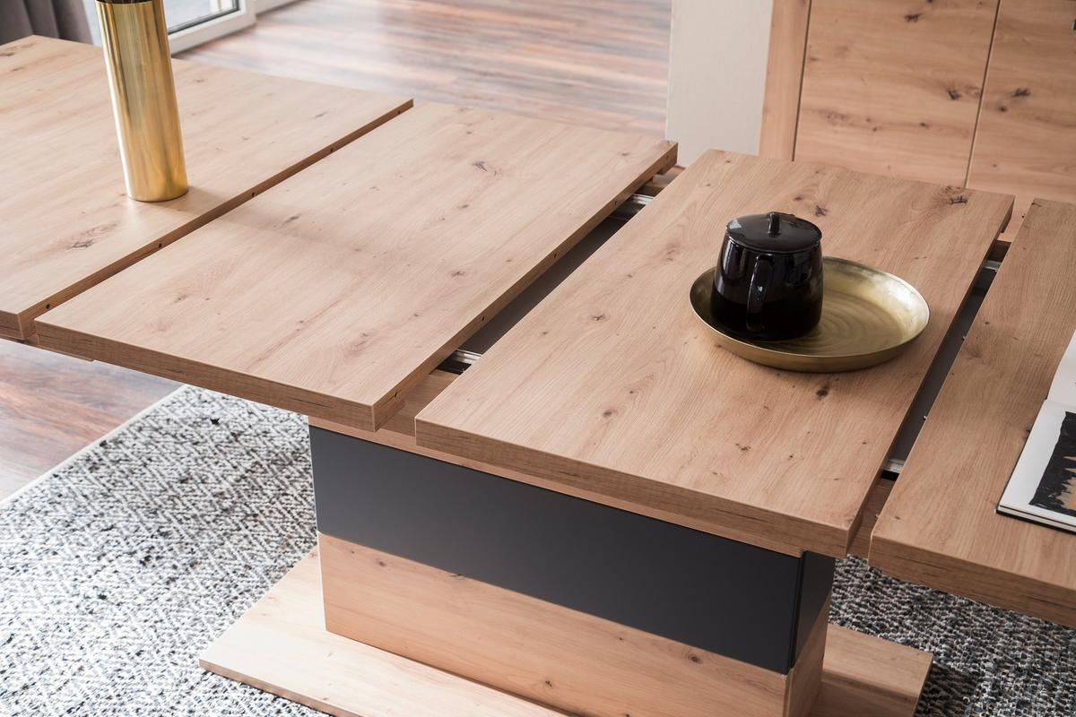 Esstisch Ausziehbar Meran 180-280x100 Cm Eichefarben - Eichefarben, Design, Holzwerkstoff (180-280/100/77cm) - Livetastic