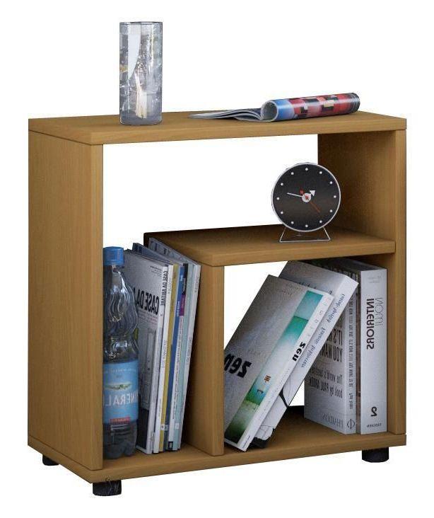 Beistelltisch Mit Ablagefach Zeito, Buche Dekor - Buchefarben/Schwarz, Basics, Holzwerkstoff (30/50/55cm) - MID.YOU