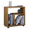 Beistelltisch Mit Ablagefach Zeito, Buche Dekor - Buchefarben/Schwarz, Basics, Holzwerkstoff (30/50/55cm) - MID.YOU