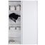 Schwebetürenschrank 125cm Fast, Weiß Dekor - Weiß, KONVENTIONELL, Holzwerkstoff (125/195,5/38cm) Schwebetürenschrank 125cm Fast, Weiß Dekor - Weiß, KONVENTIONELL, Holzwerkstoff (125/195,5/38cm)