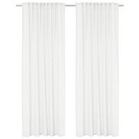 FERTIGVORHANG SOFTY 2ER SET - Weiß, Basics, Textil (140/245cm)