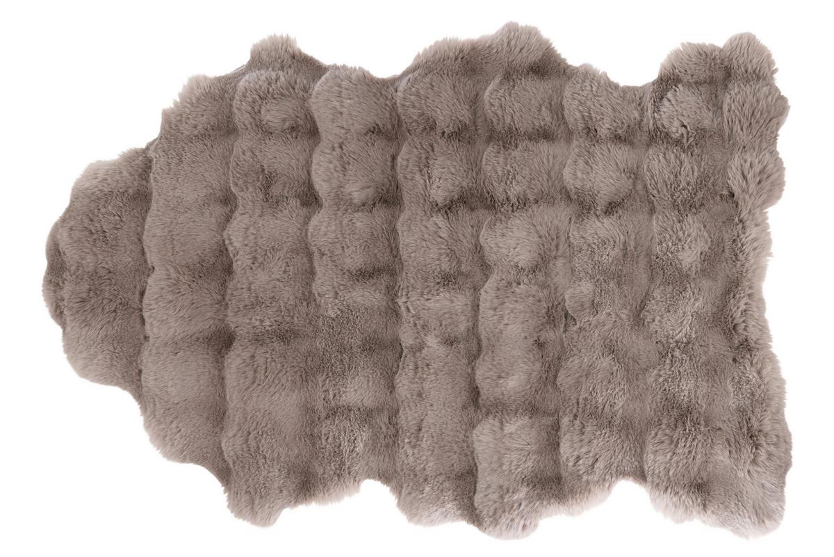 UMĚLÁ KOŽEŠINA HILDA - cappuccino, Konvenční, textil (60/90cm) - Mömax