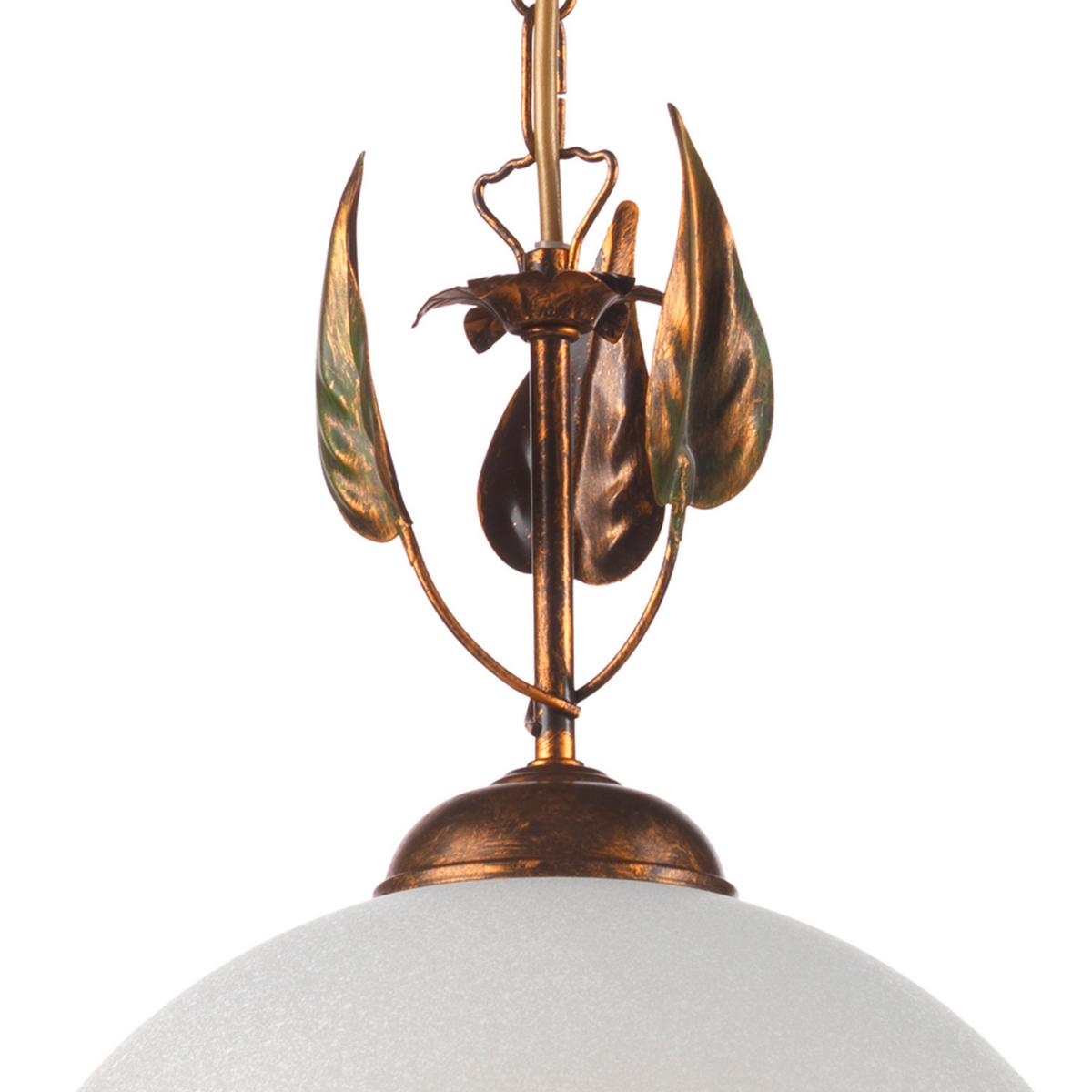 Hängeleuchte Klar Bronzefarben L: 40 cm - Klar/Bronzefarben, KONVENTIONELL, Glas/Metall (40/40/90cm)