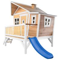 Spielhaus A030.108.31 - Blau/Hellgrün, KONVENTIONELL, Holz/Kunststoff (123/12,8/152cm) - Ambia Garden