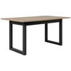 Esstisch ausziehbar Denver 160x200x90 cm Eiche Dekor - Anthrazit/Sonoma Eiche, Natur, Holzwerkstoff (160/90/75cm) - MID.YOU
