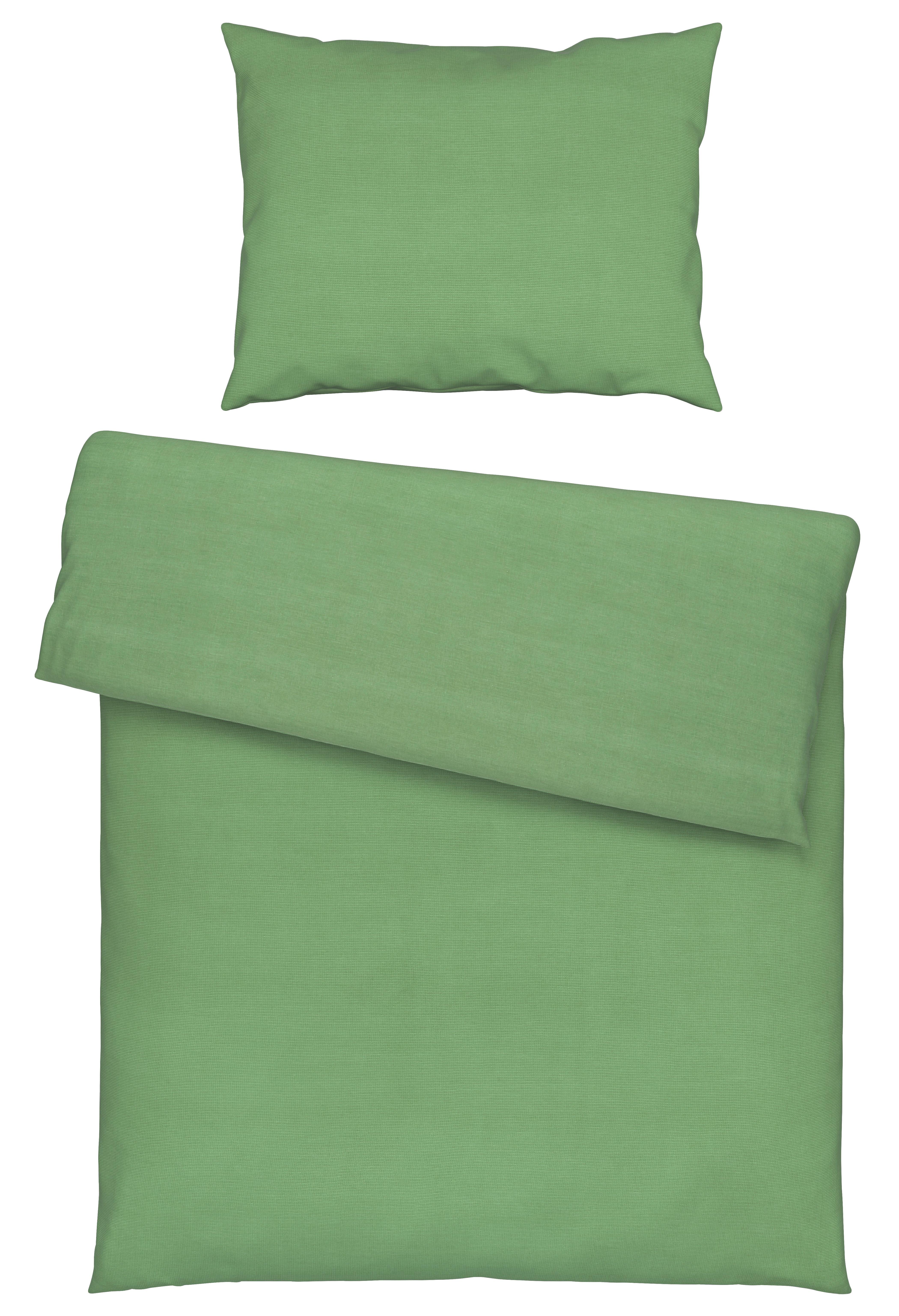 Posteľná Bielizeň Waffel, 140/200cm, Zelená - zelená, Moderný, textil (140/200cm) - Modern Living
