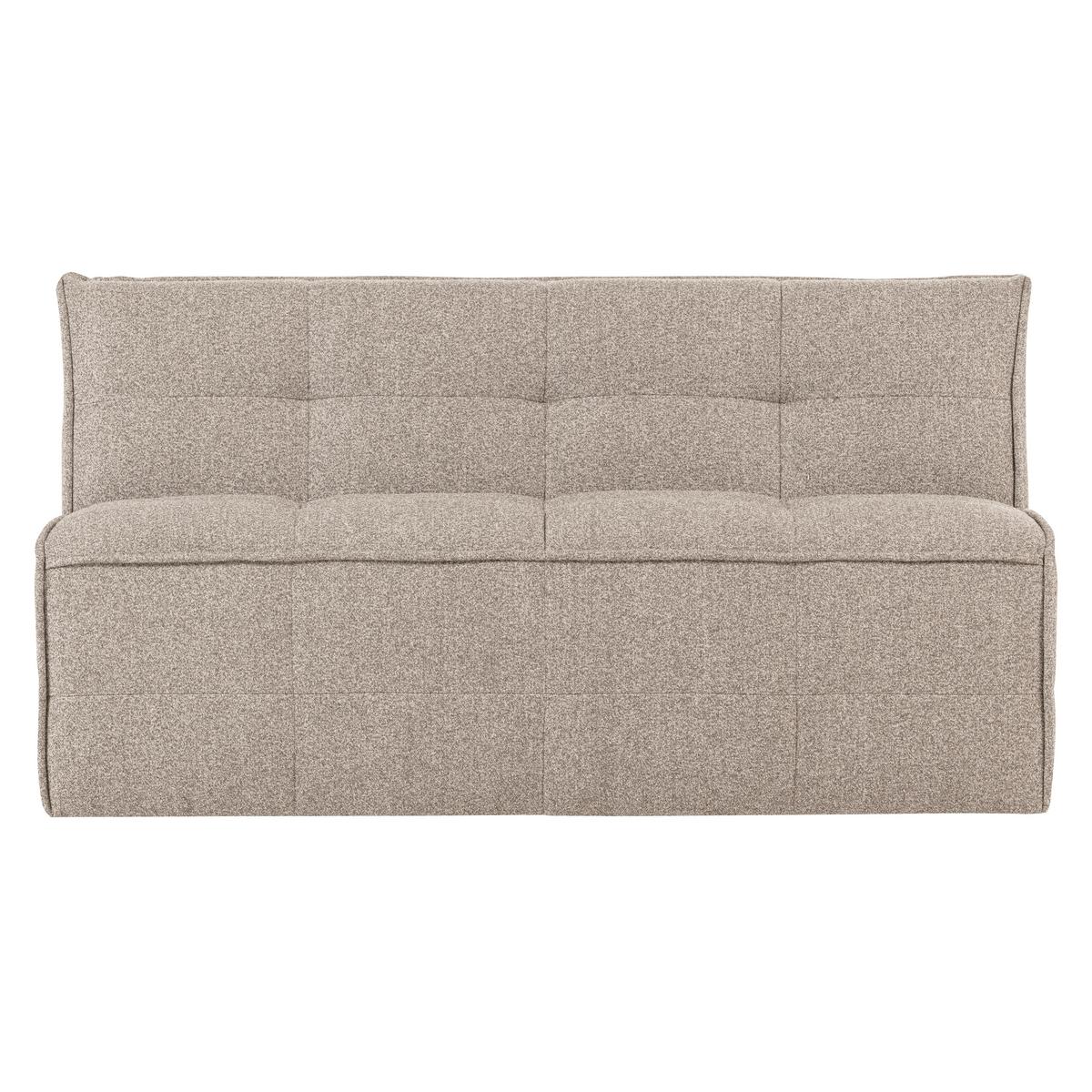 SITZBANK Cluster Khaki B: 164cm - Khaki/Schwarz, MODERN, Textil (164/86/75cm) - Livetastic