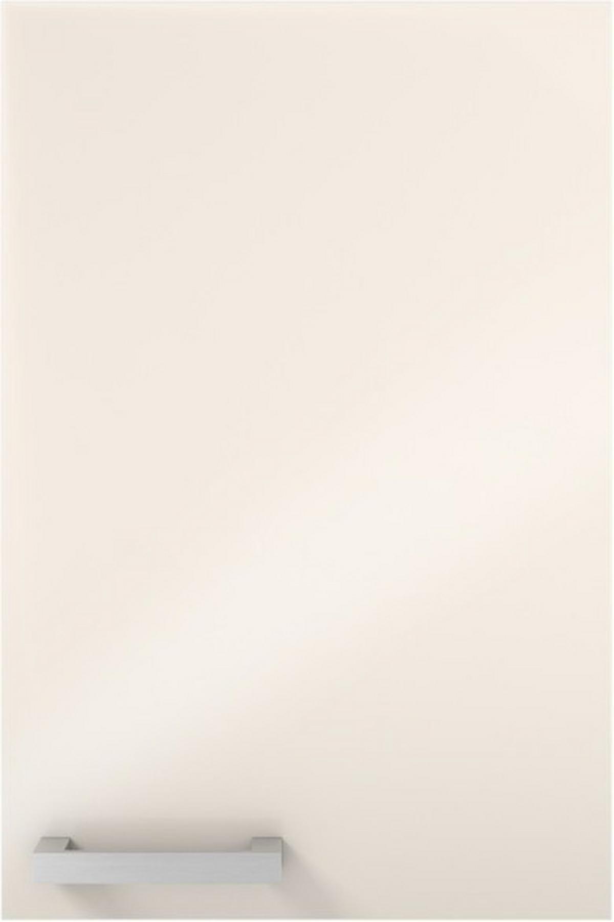 Eckküche Ip4050 Ohne Geräte 185x320 Cm Magnolie - Magnolie/Schwarz, Basics (185/320cm)
