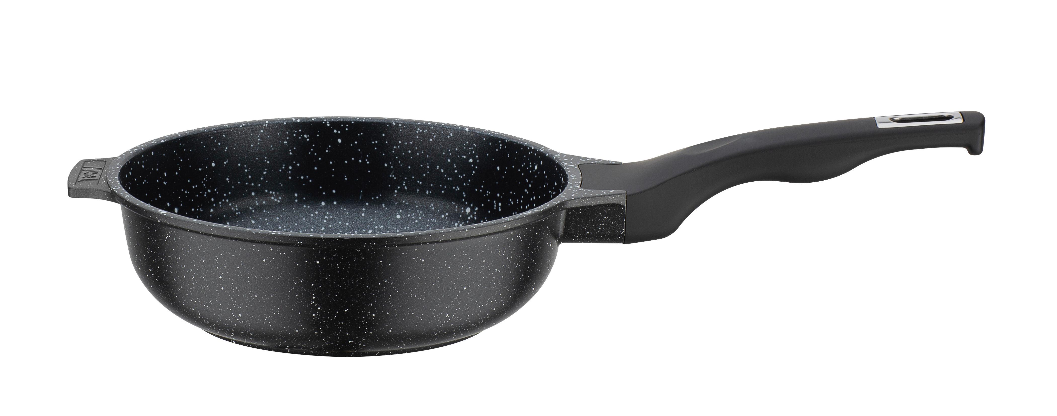 Pfanne Titanium Granitadvanced Aluminiumguss, Schwarz - Schwarz, Basics, Metall (20cm) - GSW