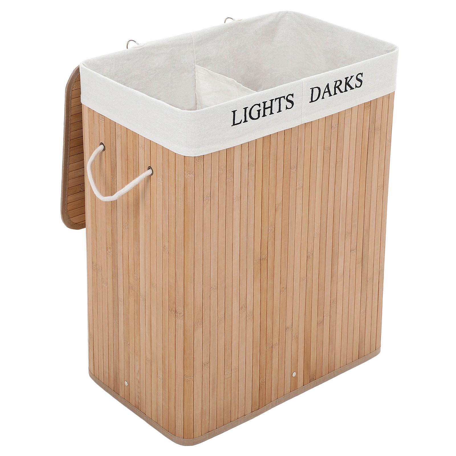 Wäschekorb Ecru B: 52 cm - Ecru, Basics, Naturmaterialien/Textil (52/63/32cm)