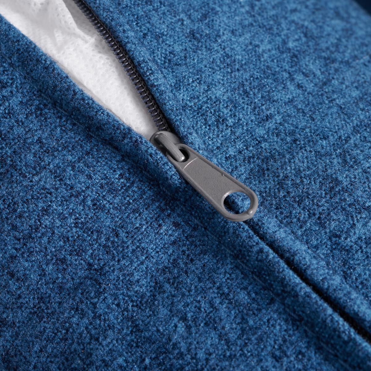 Relaxačná posteľ LIZA, modrá - modrá, Modern, drevo/textil (129/85/78cm) - Bessagi Home