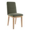 Vierfußstuhl Beluna Ii Webstoff Grün, B: 47cm - Eichefarben/Grün, KONVENTIONELL, Holz/Textil (47/91/44cm) - James Wood
