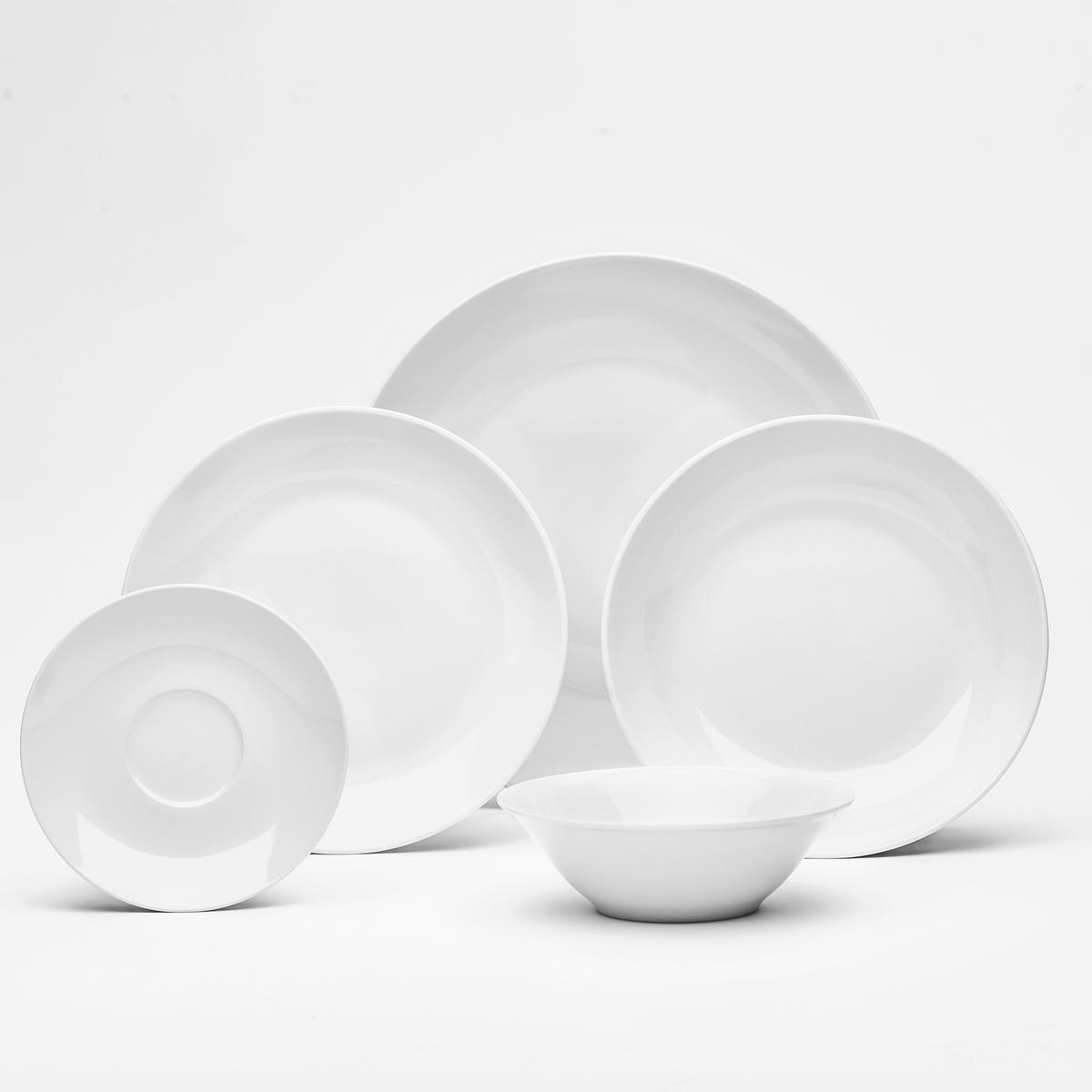 KOMBISERVICE Weiß, 30--Teilig. - Weiß, Basics, Keramik - Van Well