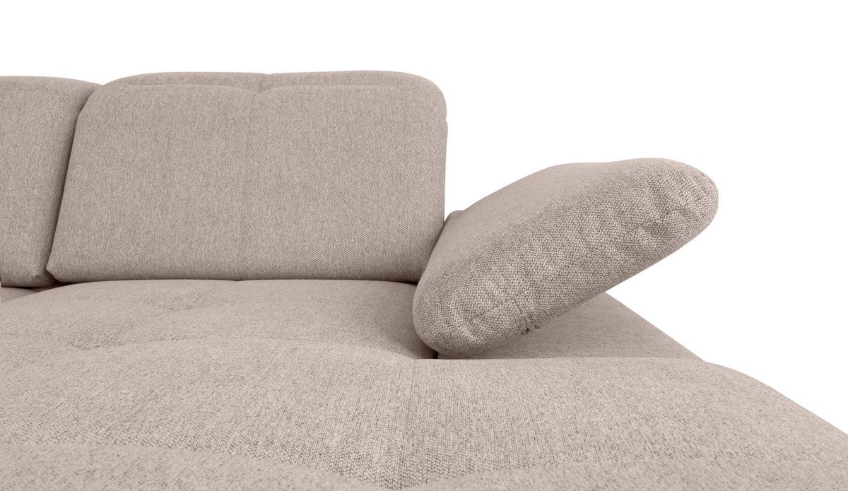 Wohnlandschaft Ramzes Beige U: 215x328x173 cm - Beige/Grau, Design, Textil (215/328/173cm) - MID.YOU