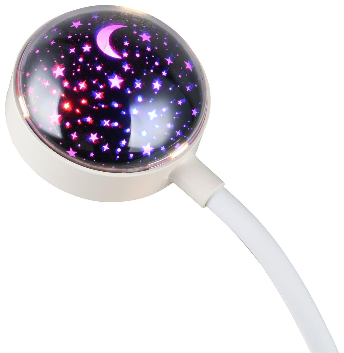 LED-Schreibtischleuchte Meri - Weiß, MODERN, Kunststoff (17/8,5/43,5cm) - BUNINO