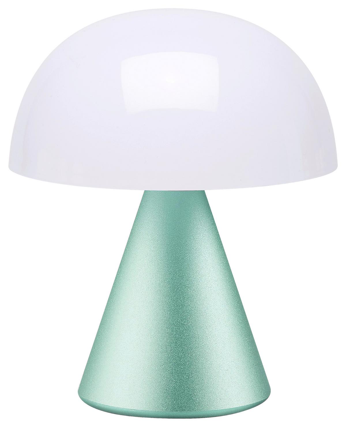 Akku-tischleuchte Lexon Mina M - Mintgrün, Design, Kunststoff/Metall (9.2/11/9.2cm)