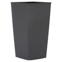 Pflanzentopf Anthrazit B: 40 cm - Anthrazit, Basics, Kunststoff (40/75/40cm) - Siena Garden