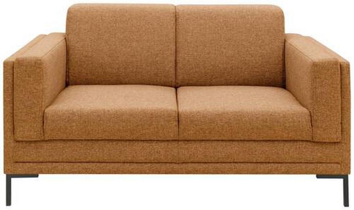2-Sitzer-Sofa Looks Vii Messingfarben - Messingfarben/Silberfarben, Design, Textil (155/82/90cm) - LOOKS by W.Joop
