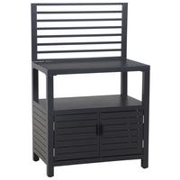 Outdoorküche L19583 - Anthrazit, MODERN, Metall (90/141/56cm) - Siena Garden
