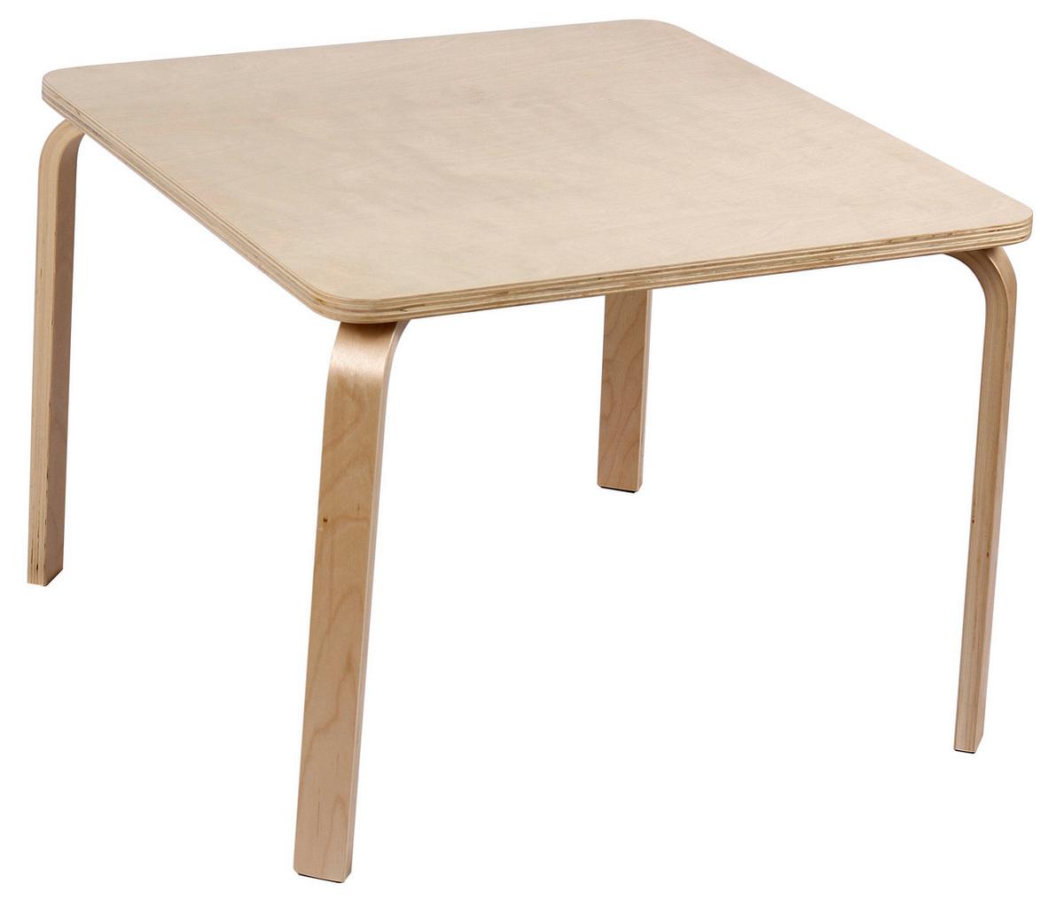 DĚTSKÝ STŮL SMILE - přírodní barvy, Konvenční, kompozitní dřevo (60/45/60cm)