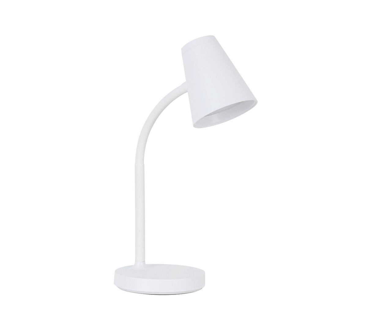 LED-Schreibtischleuchte Lura - Weiß, MODERN, Kunststoff/Metall (13/13/42cm) - Luca Bessoni