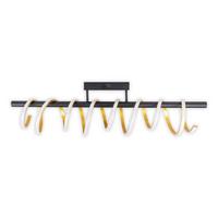 LED-Deckenleuchte 1374358 - Schwarz, Design, Kunststoff/Metall (100/20/27cm) - Näve