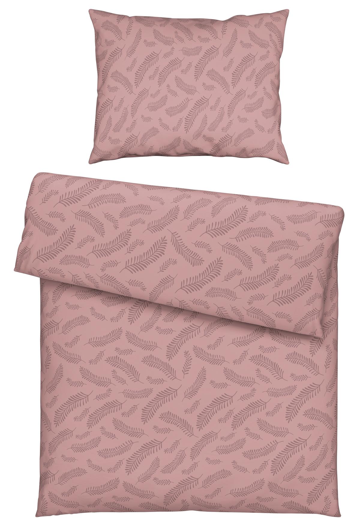 Povlečení Ferns, 70/90 140/200cm - světle fialová, Moderní, textil (140/200cm) - Mömax