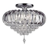 Deckenleuchte Sigma 50004cc - Chromfarben, Design, Metall (54/45cm)