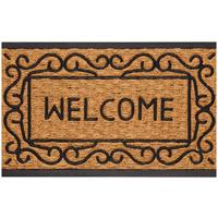 Fußmatte Andro 45x75 Cm Gummi Rutschfest - Braun, KONVENTIONELL, Textil (45/75cm) - Ondega