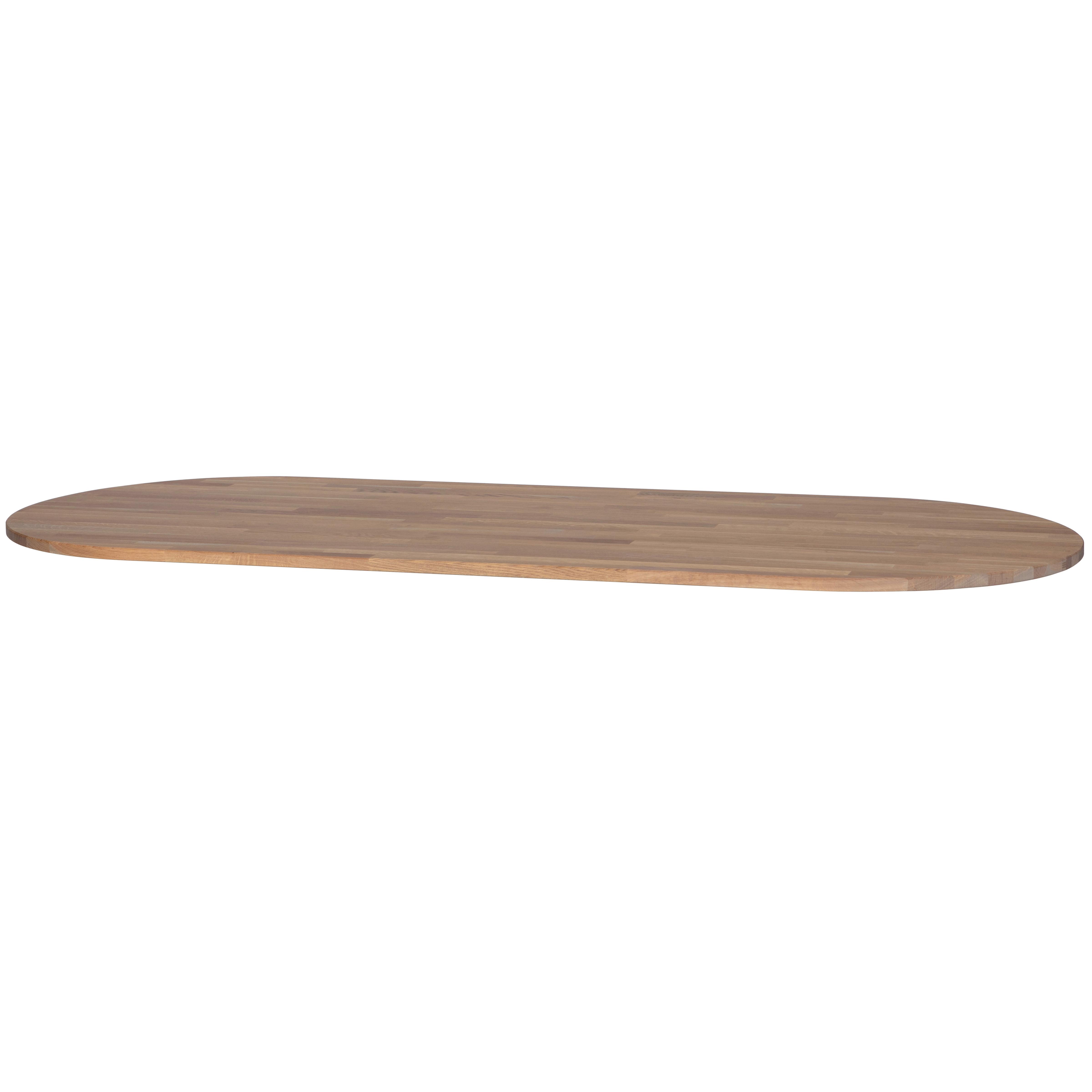 Tischplatte Tablo Grau/Eichefarben L: 220cm - Eichefarben/Grau, MODERN, Holz (220/90/2,4cm) - Livetastic