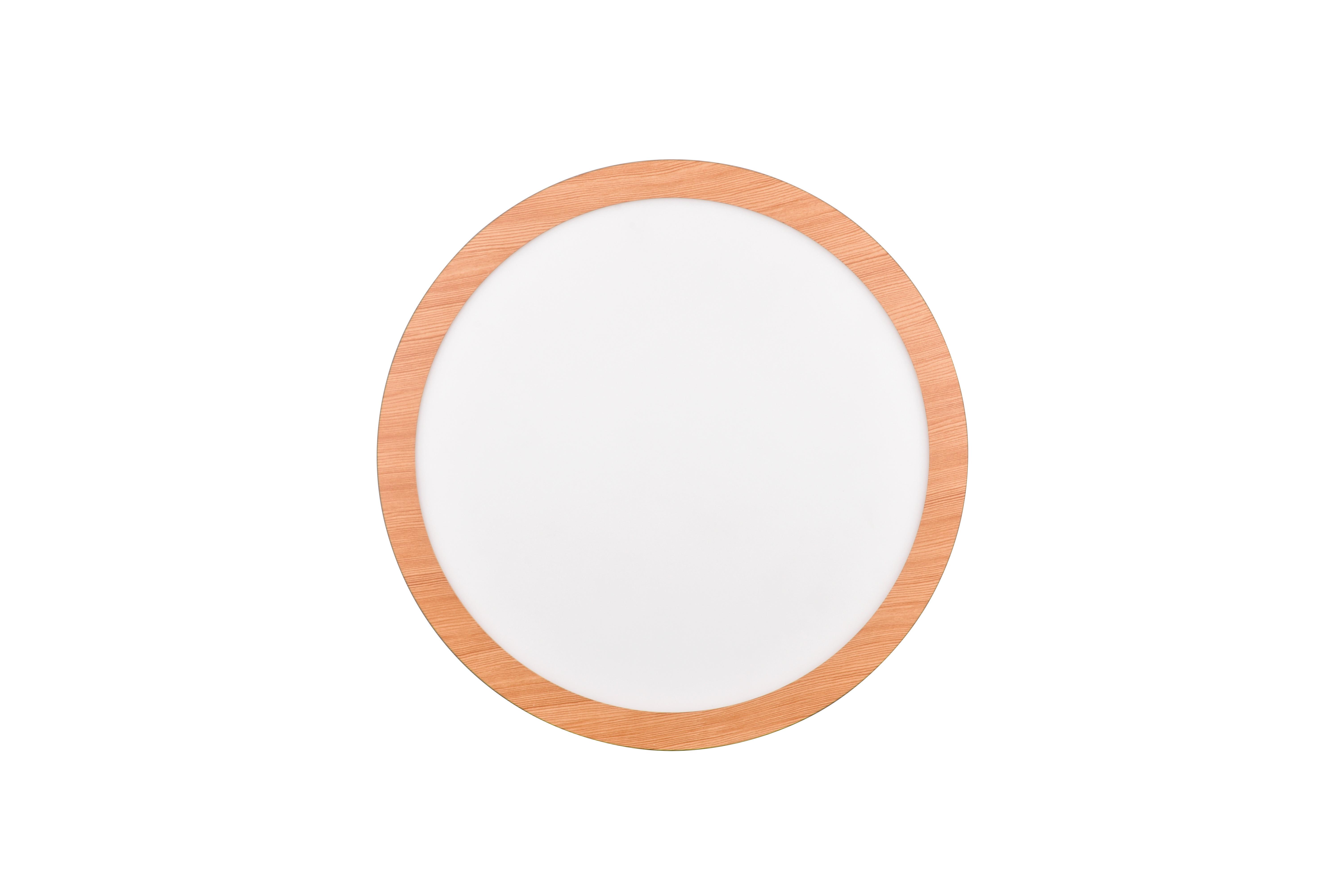 LED-Deckenleuchte R62922435 Camillus Ø 40 cm - Naturfarben/Weiß, KONVENTIONELL, Kunststoff (40/3cm)