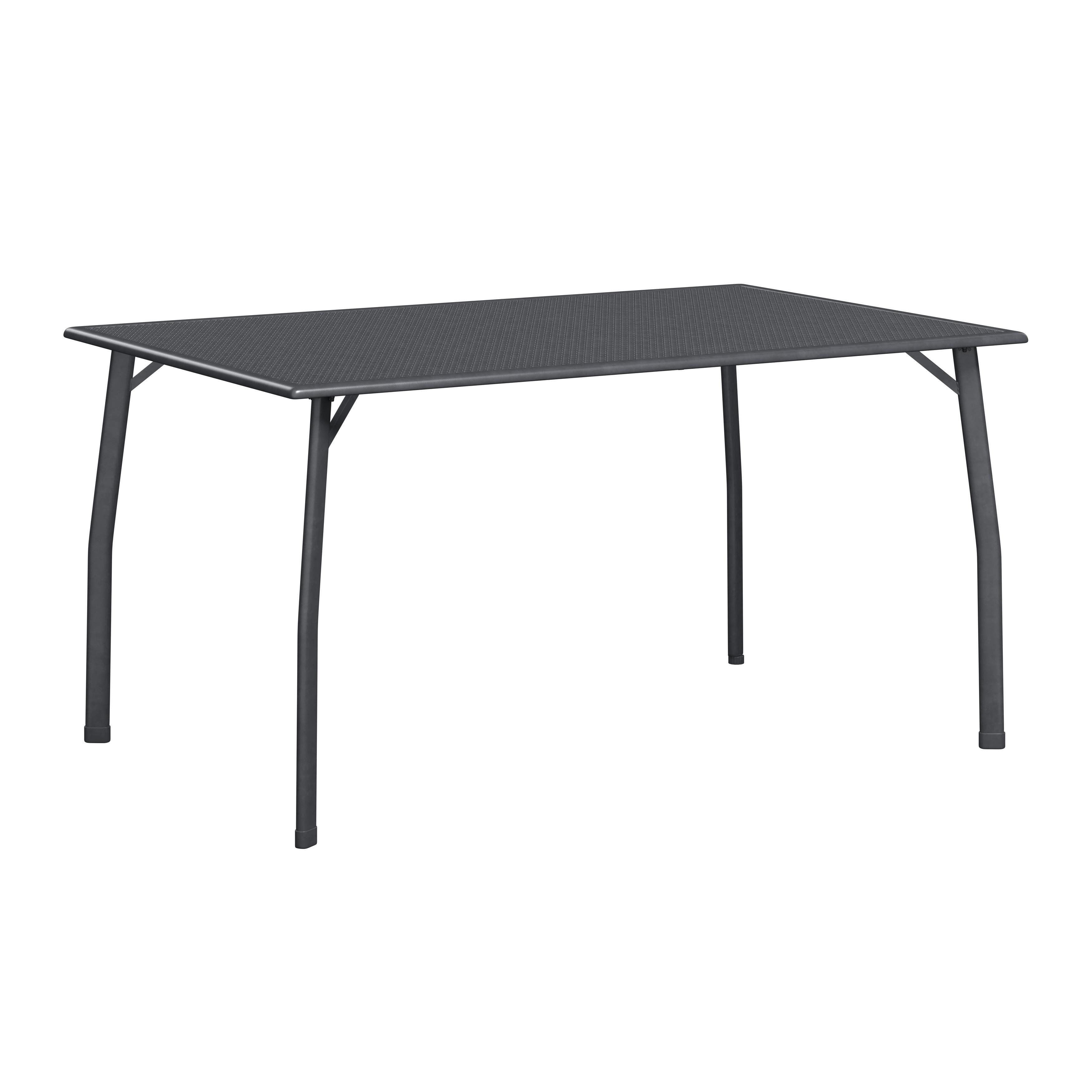 Gartentisch Toulouse New - Silberfarben, MODERN, Metall (140/74/90cm) - Beldano