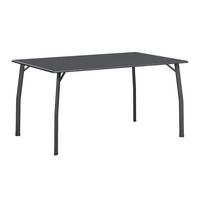 Gartentisch Toulouse New - Silberfarben, MODERN, Metall (140/74/90cm) - Beldano