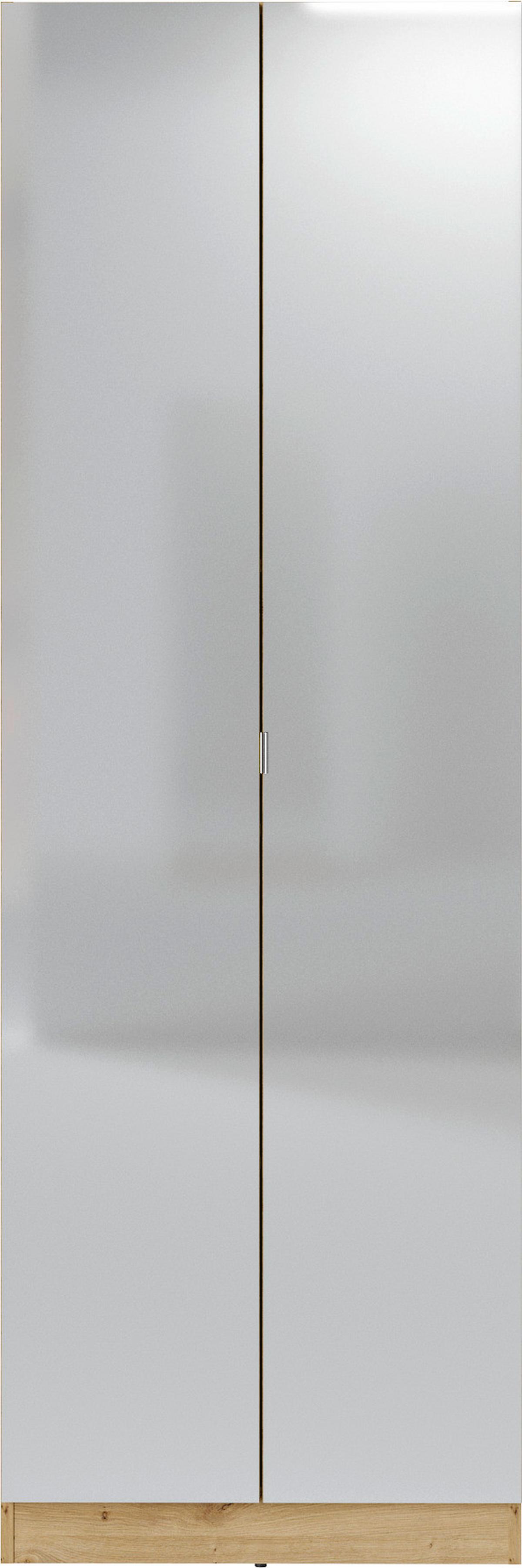 Mehrzweckschrank Lena Eiche Artisan B: 65 cm - Eiche Artisan, Trend, Glas/Holzwerkstoff (65/195,5/33cm)