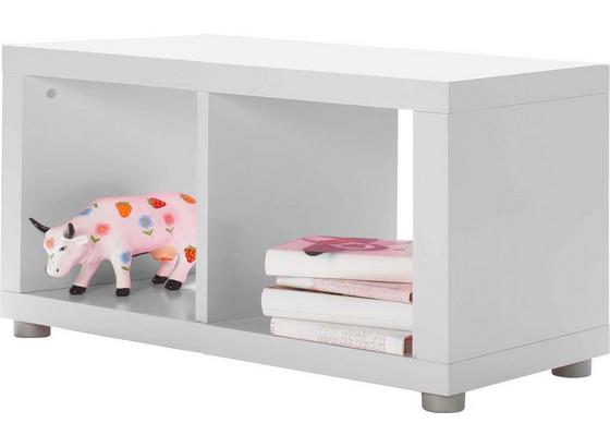 Regál Aron 2 - biela, Moderný (83,4/46,8/35cm) Regál Aron 2 - biela, Moderný (83,4/46,8/35cm)