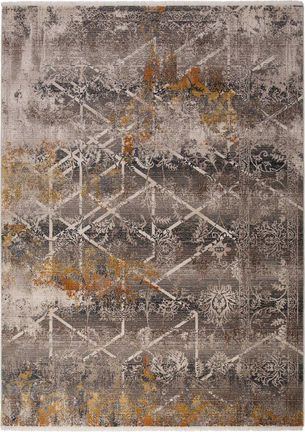 Vintage-Teppich My Inca 351 - Taupe, Basics, Textil (60/110cm) - Obsession