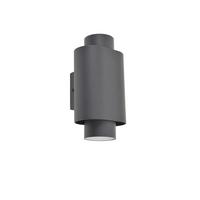 Außenwandleuchte Cypres Anthrazit B: 10,9 Cm - Anthrazit, Basics, Metall (10,9/20,2/9,6cm)