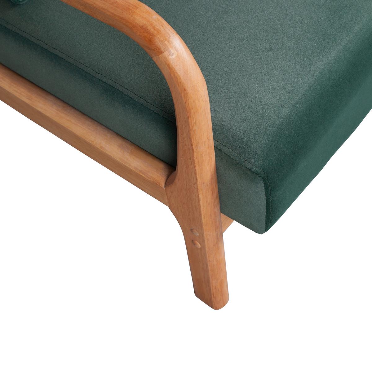 Sessel Mark Grün B: 67cm - Grün, Design, Holz/Textil (67/75/82cm) - Livetastic