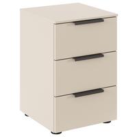Nachtkästchen Flipp Champagner B: 40 Cm - Champagner/Schwarz, MODERN, Holzwerkstoff (40/61/42cm) - Rauch Möbel